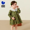 Váy dài tay bé gái minibala cổ cánh hoa cotton ngọt ngào phong cách mùa thu - Giá ưu đãi 711.720₫ 5