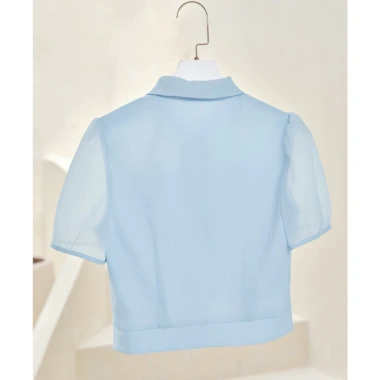 Váy Dài Xanh Ren Tiểu Thư KANGSOOSTORE - Sang Trọng Dành cho Công Sở, Giá 299k 3