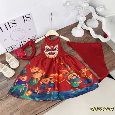 Váy đầm bé gái trung thu NB210 YN04 Q43 X197 - Xinh xắn, giá 99.000₫ 8