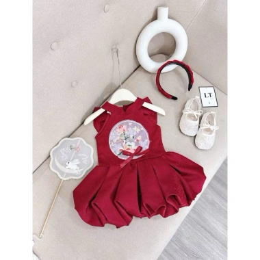Váy đầm bé gái trung thu NB210 YN04 Q43 X197 - Xinh xắn, giá 99.000₫ 9
