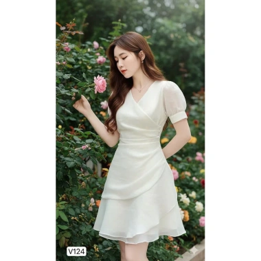 Váy Đầm Chính Hãng V124 - Tơ Nhật mềm nhẹ, phom che bụng, may kỹ, giảm giá 480k 2 Váy Đầm Chính Hãng V124 - Tơ Nhật mềm nhẹ, phom che bụng, may kỹ, giảm giá 480k 2