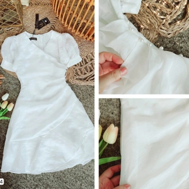 Váy Đầm Chính Hãng V124 - Tơ Nhật mềm nhẹ, phom che bụng, may kỹ, giảm giá 480k