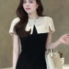 Váy đầm dáng ốm bút chì cổ cách điệu đính đá thanh lịch sang trọng Bigsize, giá 454k 4