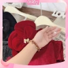 Váy đầm hoa CE29 to lệch vai 2 màu tùng tua rua cho bé gái Noel Giáng sinh lễ tết 149.900₫ 9