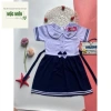 Váy Đầm Liền Cổ Sen Tay Phồng Học Sinh Cấp 1 Nữ 15-44kg - Đồng Phục Học Sinh Giá Ưu Đãi 63,000 VND 6