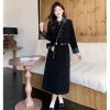 Váy Đầm Nhung Bigsize Cúc Lệch, Sơ Mi Cách Điệu, Dáng A Thanh Lịch – 849k 8