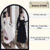 Váy Đầm Nữ Thu Đông Dài Tay Xòe Đuôi Cá Cổ Vuông Sang Trọng - Donna Hcom3.712 2