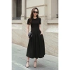 Váy Đầm Xòe Dài Cộc Tay SHEMODA Long Classic - Tôn Dáng Sang Trọng, Giá 479.000₫ 3