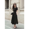 Váy Đầm Xòe Dài Cộc Tay SHEMODA Long Classic - Tôn Dáng Sang Trọng, Giá 479.000₫ 5