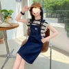 Váy dây đeo Denim bé gái - Bộ 2 mảnh mùa hè thời trang, giá ưu đãi 335k 3