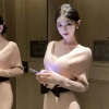 Váy dệt kim dài tay cổ V hồng kiểu Pháp nữ - giá ưu đãi 124.027 VND 2