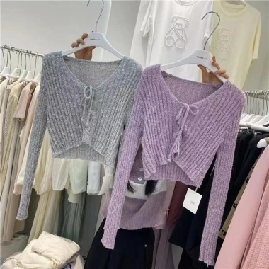 Váy đi lại Hàn Quốc hot girl, cổ V, dây rút, chất liệu đan, xuân hè 2.023 Dongdaemun 5 Váy đi lại Hàn Quốc hot girl, cổ V, dây rút, chất liệu đan, xuân hè 2.023 Dongdaemun 5