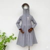 Váy Đi Nắng Dài Toàn Thân Bé Gái Cotton Tổ Ong Dãn Thoáng Mát Chống UV 3