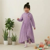 Váy Đi Nắng Dài Toàn Thân Bé Gái Cotton Tổ Ong Dãn Thoáng Mát Chống UV 9