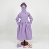 Váy Đi Nắng Dài Toàn Thân Bé Gái Cotton Tổ Ong Dãn Thoáng Mát Chống UV 10