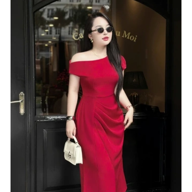 Váy Dự Tiệc Bigsize Nữ 60-90kg Lệch Vai Gợi Cảm - Che Khuyết Điểm, Sang Trọng Cao Cấp 329k 4 Váy Dự Tiệc Bigsize Nữ 60-90kg Lệch Vai Gợi Cảm - Che Khuyết Điểm, Sang Trọng Cao Cấp 329k 4