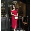 Váy Dự Tiệc Bigsize Nữ 60-90kg Lệch Vai Gợi Cảm - Che Khuyết Điểm, Sang Trọng Cao Cấp 329k 5