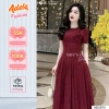 Váy dự tiệc Text Nhật cao cấp xếp ly sang chảnh MDU3.791 - Giá chỉ 789.000đ