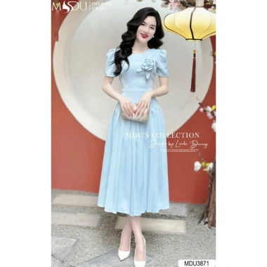 Váy dự tiệc Text Nhật cao cấp xếp ly sang chảnh MDU3.791 - Giá chỉ 789.000đ 9 Váy dự tiệc Text Nhật cao cấp xếp ly sang chảnh MDU3.791 - Giá chỉ 789.000đ 9