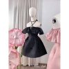 Váy dự tiệc xoè trễ vai viền bèo nơ hồ điệp – Babydoll tiểu thư sang chảnh 7