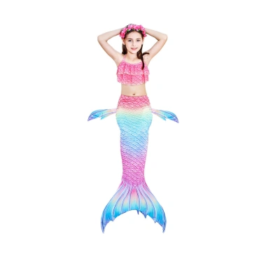 Váy Đuôi Nàng Tiên Cá Đồ Bơi Cosplay Kèm Monofin Bộ Đồ Tắm Nhỏ Giá Ưu Đãi 3