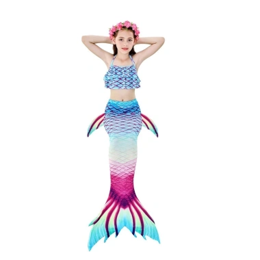 Váy Đuôi Nàng Tiên Cá Đồ Bơi Cosplay Kèm Monofin Bộ Đồ Tắm Nhỏ Giá Ưu Đãi 5