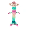 Váy Đuôi Nàng Tiên Cá Đồ Bơi Cosplay Kèm Monofin Bộ Đồ Tắm Nhỏ Giá Ưu Đãi 6