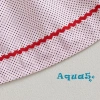 Váy Giáng sinh bé gái Aqua 2 món Ông già Noel thêu cổ thun ngắn tay kèm Tiara 6
