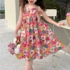 Váy Hai Dây Bé Gái Hoa Nhí Dáng Xòe Ngọt Ngào Mùa Hè Thoáng Mát Giá 122k 3