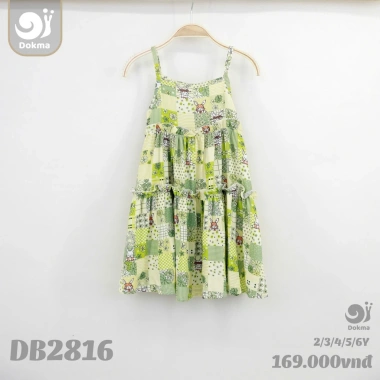 Váy hè Dokma xinh xắn cho bé gái 11-25kg DB2.655 DB2.765 DB2.816 DB2.961 Giá chỉ 99.000₫ 9