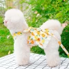 Váy hoa cho thú cưng dây đeo ngực kéo 1.2m - Dây xích xuân hè thoáng khí 8
