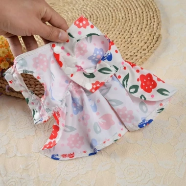 Váy hoa không tay không nóng cho mèo, thỏ, chó nhỏ – Chụp hình đẹp, giá 222.782₫