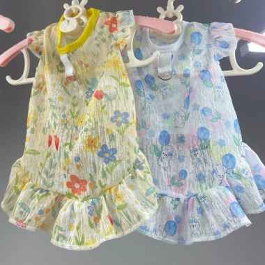 Váy hoa mỏng nhẹ thoáng khí cho mèo và chó nhỏ – Dễ thương, đúng chụp ảnh, giá 176.509₫ 7