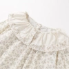 Váy Hoa Nhí Tiểu Thư Cổ Tròn Tay Bo cho Bé Gái Cotton thoáng mát, giá 221.000đ 4
