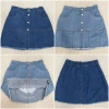 Váy Jeans Bé Size Đại 25-48kg Dáng Chữ A Co Dãn Mềm Mại Kèm Quần Trong