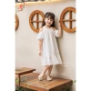 Váy June trẻ em 11-35kg cộc tay hồng, dài tay trắng cổ Đức thêu hoa dễ thương - giá chỉ 245.000đ 3