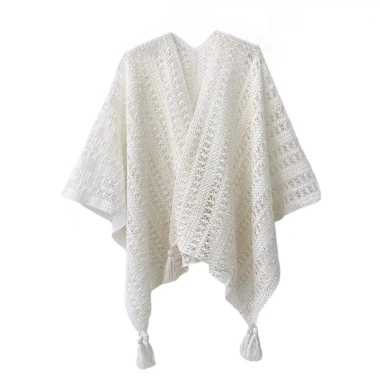 Váy khăn choàng rỗng dệt kim tua rua – Thoáng mát, nhẹ, du lịch & bãi biển, 171.150₫ 10