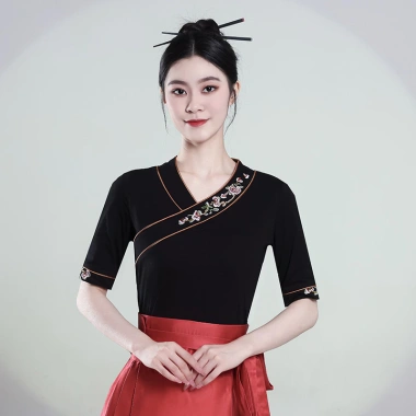 Váy Khiêu Vũ Thêu phong cách Trung Hoa tay ngắn mùa hè – Thời trang retro giảm giá 12 Váy Khiêu Vũ Thêu phong cách Trung Hoa tay ngắn mùa hè – Thời trang retro giảm giá 12
