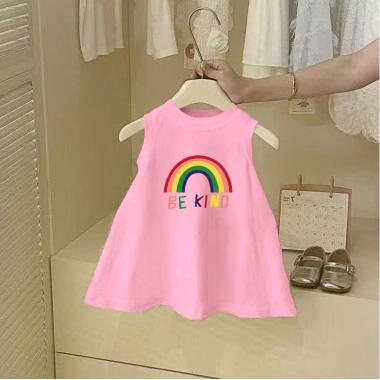 Váy không tay in hình bé gái 2-8Y - Mùa hè dễ thương, giá ưu đãi 116k 4