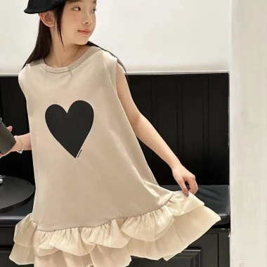 Váy không tay thoải mái mùa hè bé gái công chúa phong cách mới giá 159.897 VNĐ 5