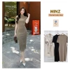 Váy Len Body Minz Store 1.024 - Cổ 3 phong cách công sở Hàn Quốc, giảm còn 219.000₫