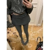 Váy len dệt kim ngắn Hot Girl Culottes thắt lưng rộng, nửa dài - giảm 20%