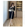 Váy Len dệt kim Quảng Châu cao cấp cổ tròn công sở siêu đẹp, size S-XL, giảm giá chỉ 439k 4