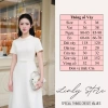 Váy liền thân cổ giếng dài tay ngắn, đai nơ tiểu thư - Linly Store V-VD10 549k 2
