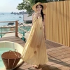 Váy maxi hoa nhí tiểu thư đi biển, chất nhẹ thoáng mát, giảm giá 20% 8