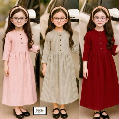 Váy Maxi Ong Kis cho Bé Gái 10-30kg - Thun Mặt Gân, Len Lông Mềm Mại, 149k
