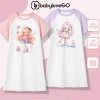 Váy mùa hè bé gái BabyloveGO Đầm suông thun cotton mềm mại, thoáng mát, chỉ 159.000₫