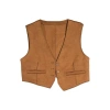 Váy ngắn da lộn vintage dân tộc, phối áo vest nữ – Giá chỉ 209.681₫ 9