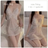 Váy ngủ 2 dây sexy ren mỏng xuyên thấu, dáng xòe co giãn - giảm còn 100.000₫ 5