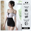 Váy ngủ 2 dây trễ vai cực ngắn ôm body sexy - Giá ưu đãi 58k (SMS311)